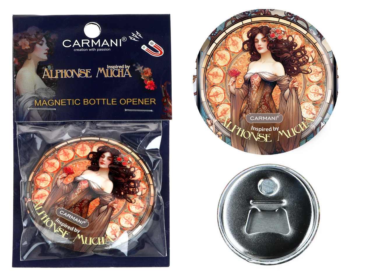 Flaschenöffner Mit Magnet, Alphonse Mucha Küchenhelfer-geschenk