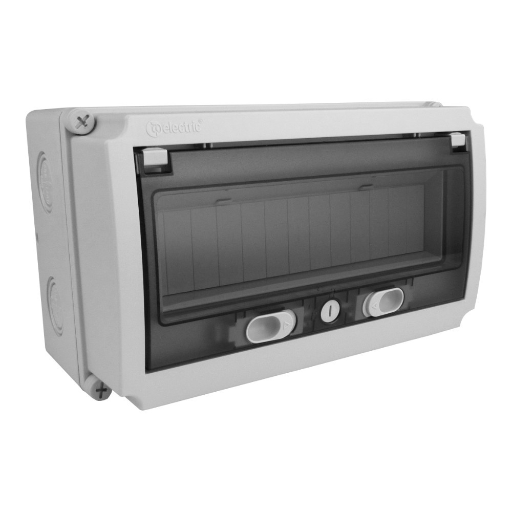 Aufputz-elektroverteilerkasten, Hermetisch Ip66, 13-modul-gehäuse