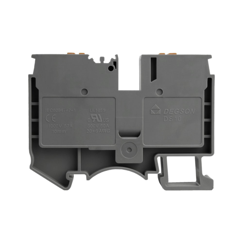 Grauer 10mm² 1p Ul 3831 Durchgangsklemmenblock