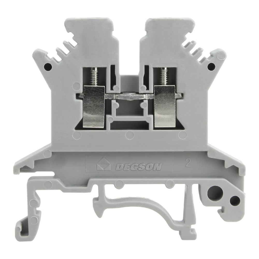 Grauer Schraub-schienenverbinder 1,5 Mm² 1-teilig Für Din Th35-schiene