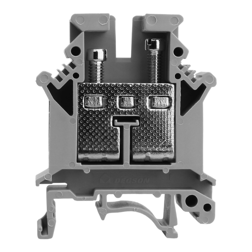 Grauer Schraub-schienenverbinder 16mm2 1p Für Din Th35-schiene