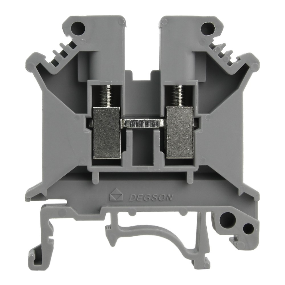Grauer Schraub-schienenverbinder 6mm2 1p Für Din Th35-schiene
