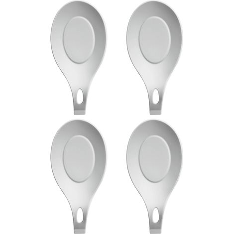 Spoon Rest - Food-grade Silicone - Heat Resistant Up To 230°c - Non-slip Base - For Kitchen Counter Or Stovetop - Pack Of 4