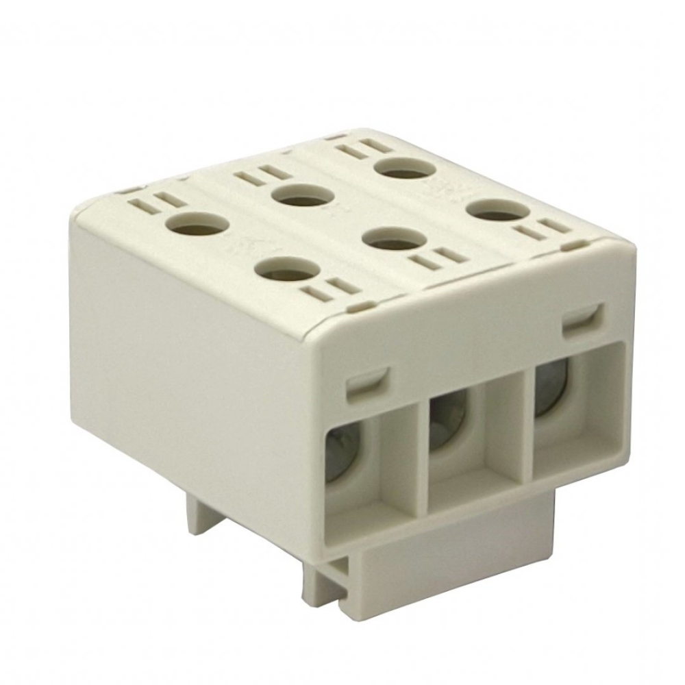 Universeller Schienenverbinder Al/cu Elektrische Schraube 6 Offen L1 L2 L3 Kabel