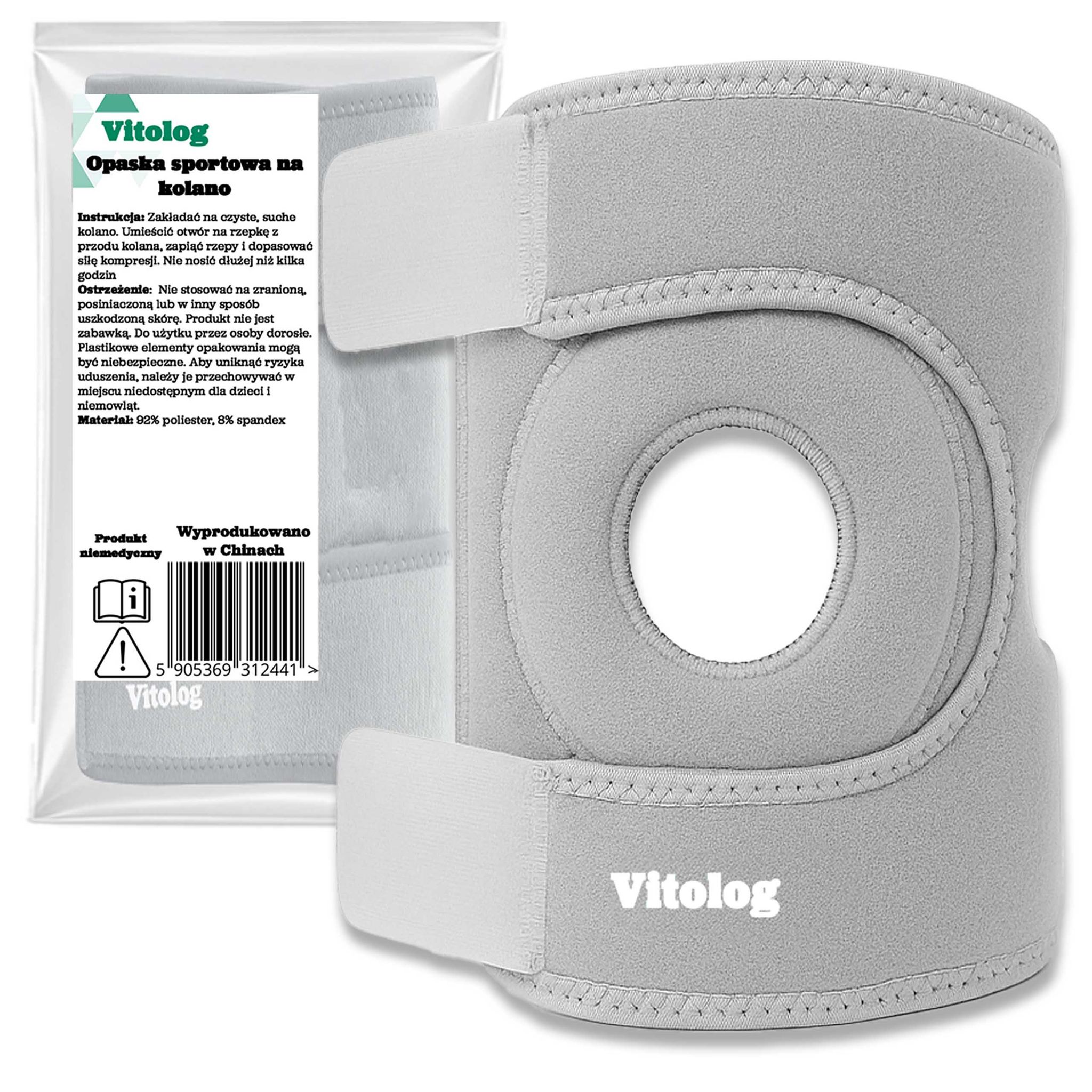 Bc Kniestabilisator Sport Elastische Kniebandage Patella