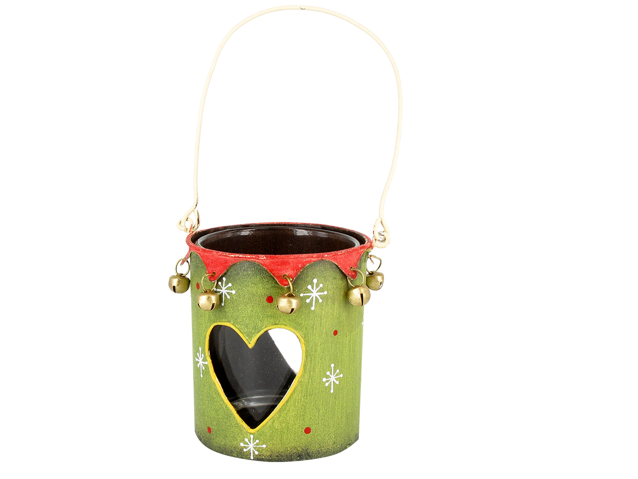 Weihnachtskerzenständer In Herzform Aus Metall, Weihnachtsdekoration