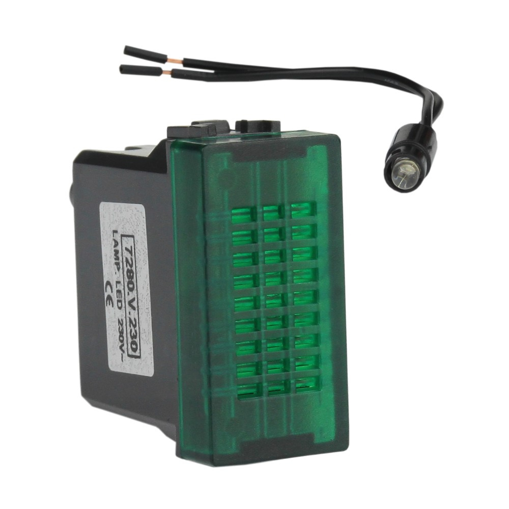 Modulare Led-signalleuchte, Grün, 230 V, Anzeige