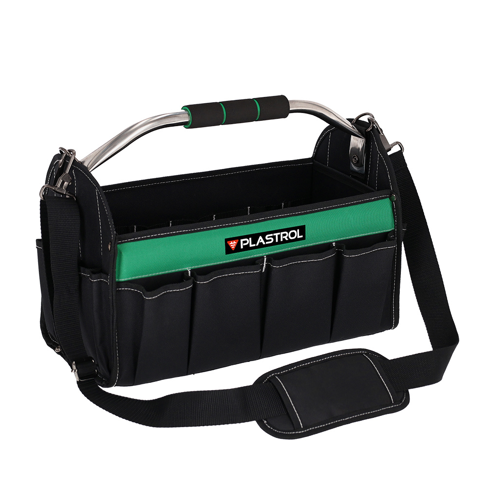 Werkzeugtasche Für Monteure, 40 X 32 X 20 Cm, Werkzeugorganizer Mit Tragegurt