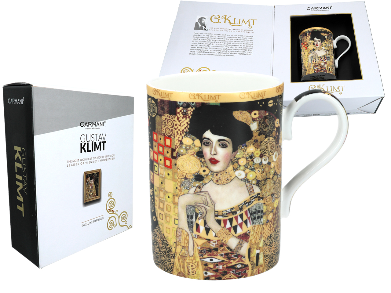 Gustav Klimt Adela Porzellanbecher, Kunst Aus Gold, Design Als Geschenk