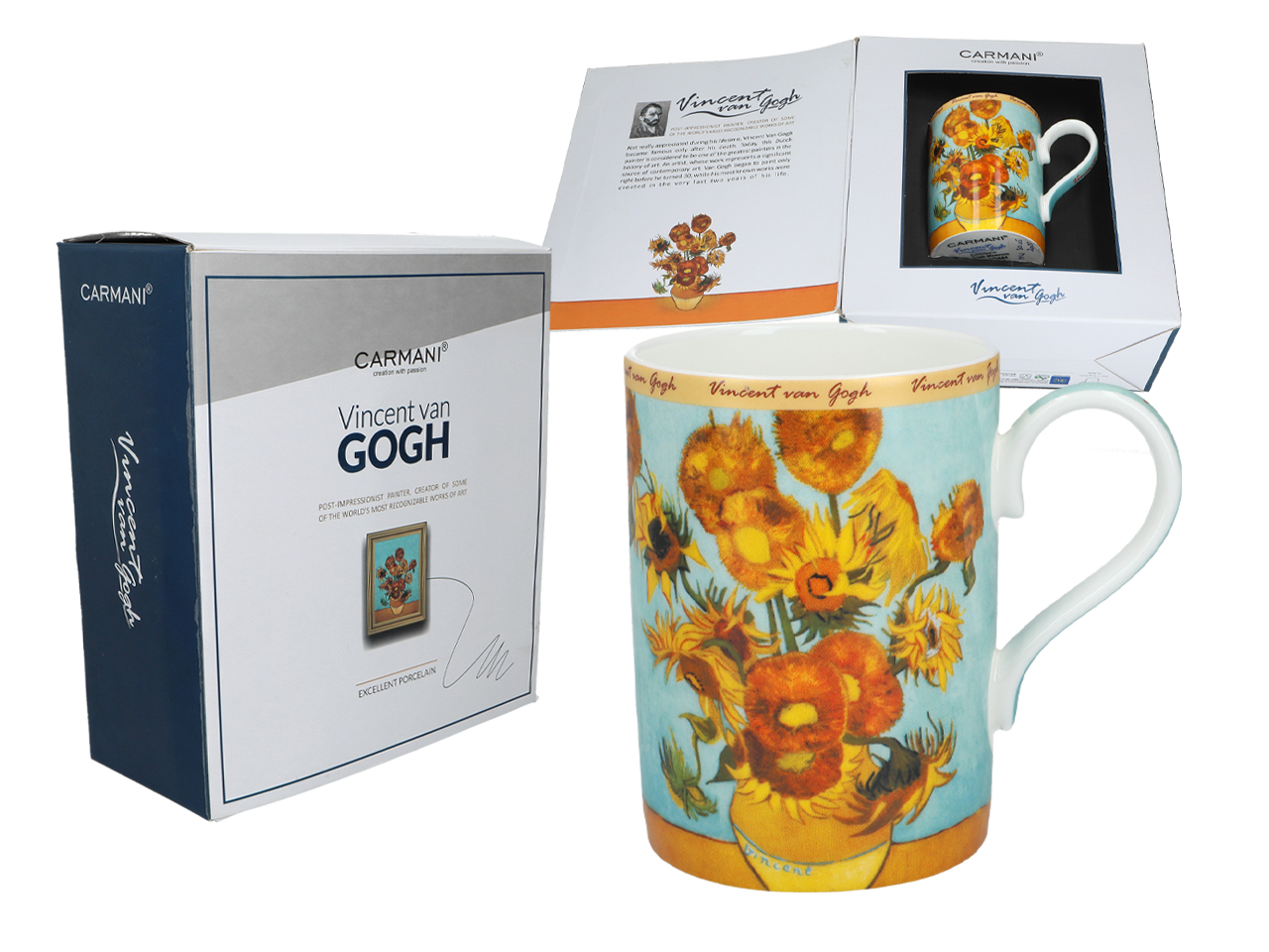 Vincent Van Gogh Porzellantasse Sonnenblumen Kunst Als Geschenk Für Zuhause