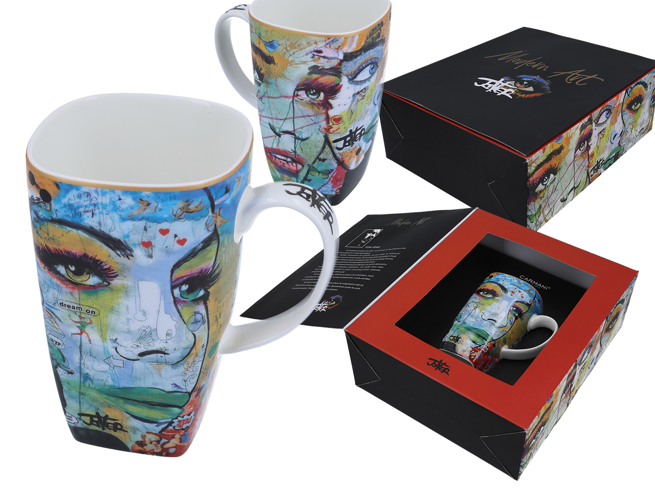 Porzellanbecher Louis Jover Für Damen, Für Kaffee Und Tee, Als Geschenk 1