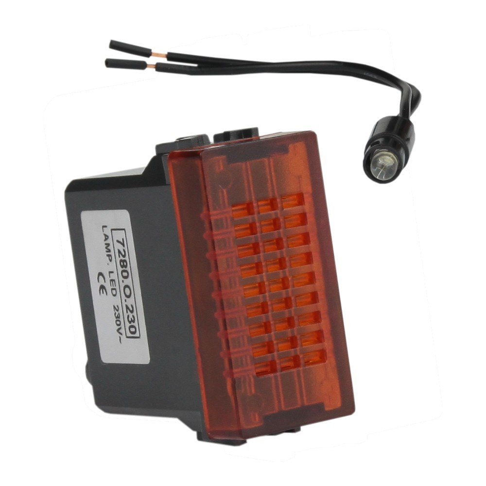 Modulare Led-signalleuchte, Orange, 230 V, Anzeige