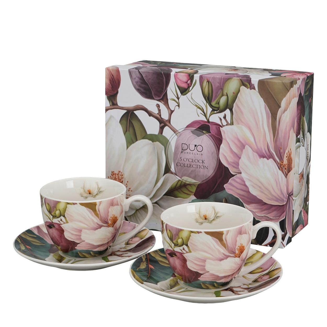 Set Mit 2 Magnolienbechern, 270 Ml