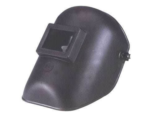 Sicherheitshelmmaske Zu Schweißen Mit Einer Einstellbaren Kreuzfahrt Von 75 X 98 Mm Träger.