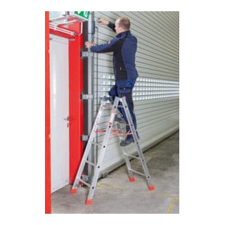 Euroline Premium 305 Sprossenstehleiter 2x12 Sprossen