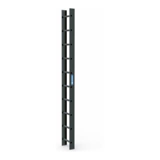Zarges Dachleiter 10 Sprossen anthrazitgrau