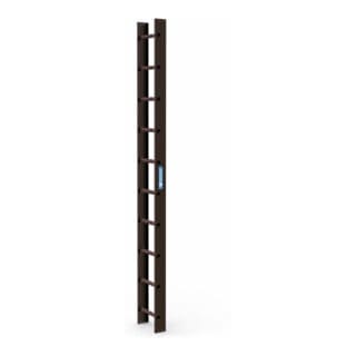 Zarges Dachleiter 10 Sprossen braun
