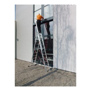 Euroline 207 Mehrzweckleiter 3x11 Sprossen