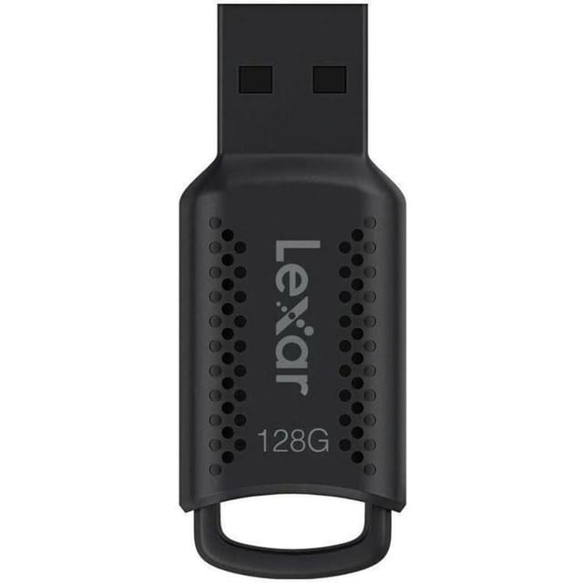 Lexar JumpDrive LJDV400128G-BNBNG USB-Stick 128 GB USB Typ-A 3.2 Gen 1 (3.1 Gen 1) Schwarz
