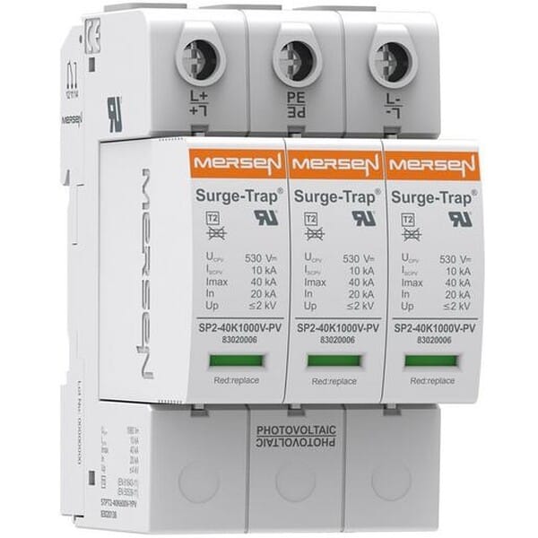 Mersen PV-Ü-ABLEITER T2 1000V 3P (STPT2-40K1000V-YPV)