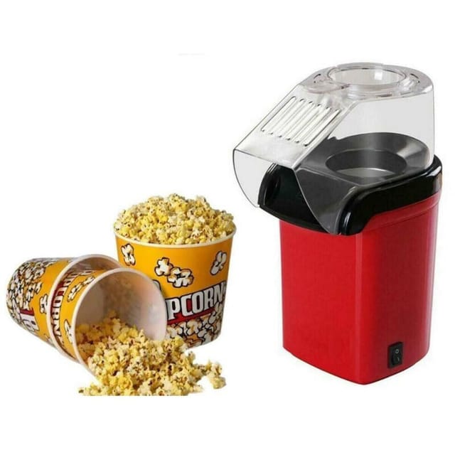 Trade Shop Traesio - Trade Shop - mini-heissluft-popcornmaschine 1200W abnehmbarer deckel mit spender -