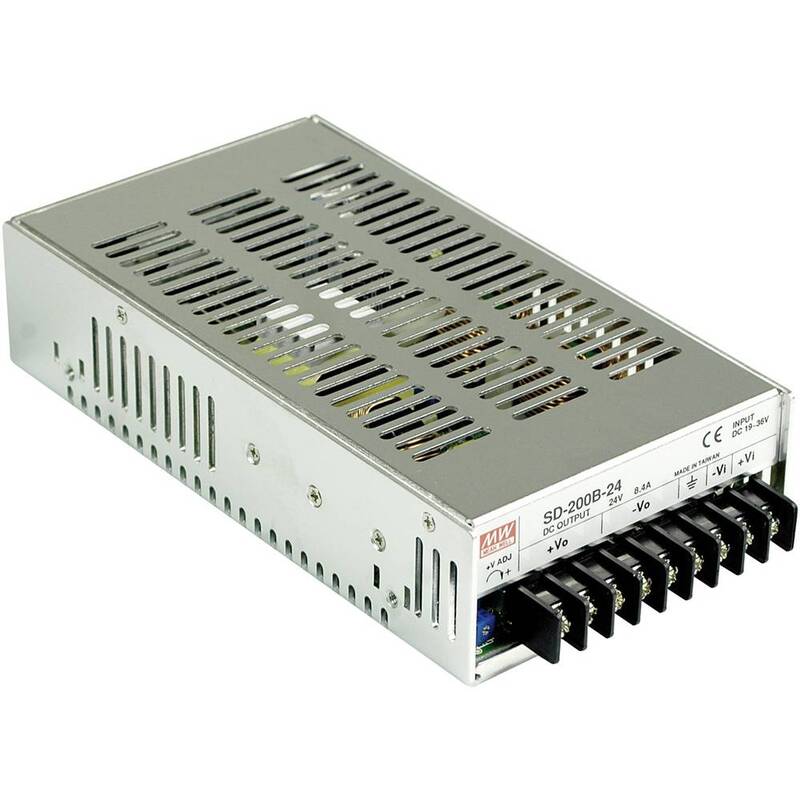 [neuwertig] B-ware Mean Well Wandler Netzteil Dc Dc Konverter Sd200d24 Schraubklemme 1 Ausgang 201w