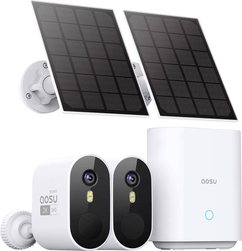 [neuwertig] B-ware Aosu C7p-2h C7p0.waeu02000 Wlan Ip Überwachungskamera-set Kamera 2048x1536 Pixel