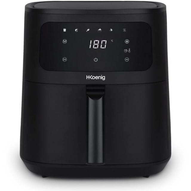 Ölfreiteuse - H.Koenig - FRY880 - 8L - Einstellbare Temperatur 80-200°C - 5 Kochprogramme