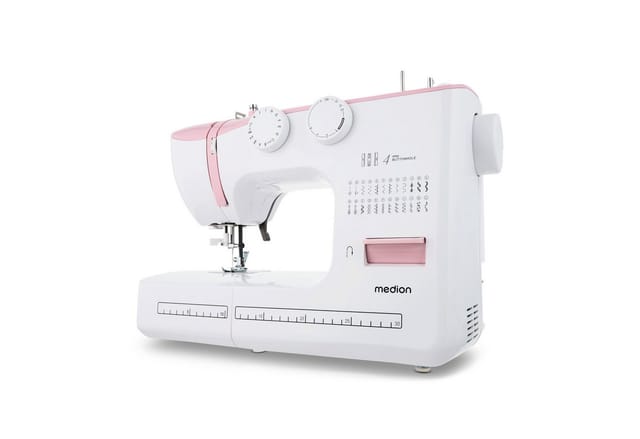 Medion SM 60 Nähmaschine rosa 60W 24 Stiche