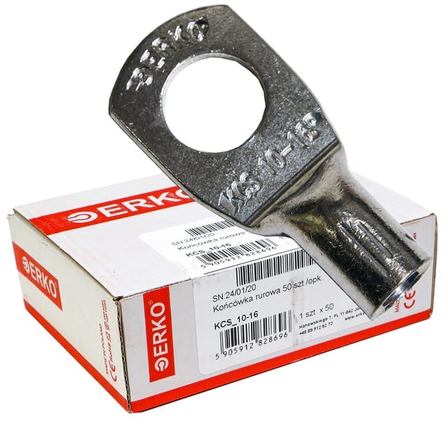 KCS CU Rohr-Ösenklemme 16mm M10 50St.ERKO