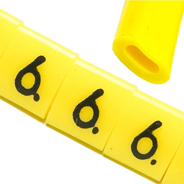 Kabelmarkierer OZ-0 6 gelb 100 Stk