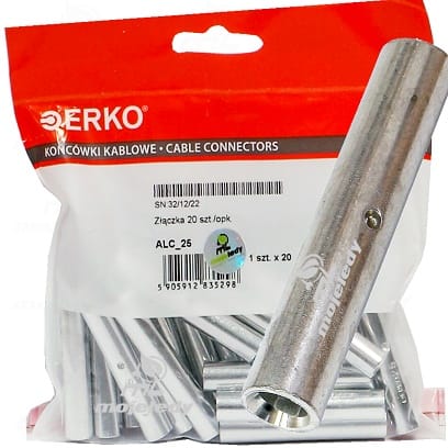 Al-Verbinder, Verbindungsmuffe ALC 25, 20 Stk. Erko