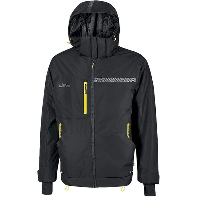 Giacca da lavoro nera carbon xl