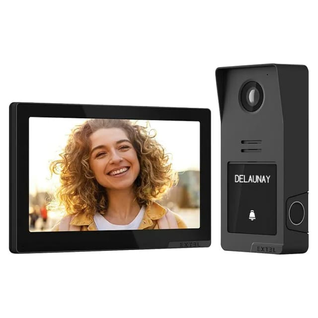 Angeschlossenes kabelgebundenes Videotelefon mit Fingerabdruck - Digital Connect - Extel - 720335