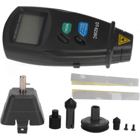 2-in-1-Digitaldrehzahlmesser mit optoelektronischem Kontakt, ohne Drehzahlmesser, für die Herstellung von Motorenrädern im Automobilbereich