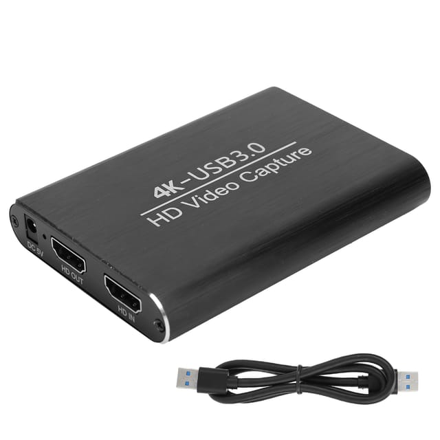 USB 3.0 HDMI 4K 60Hz Videoaufnahmekarte für OBS-Streaming und -Aufnahme auf Laptops