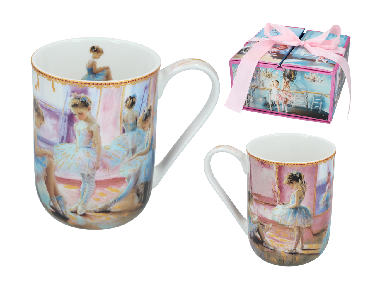 Keramikbecher L. Lozano „kleine Ballerinas“ – Geschenkidee Für Mädchen (box)