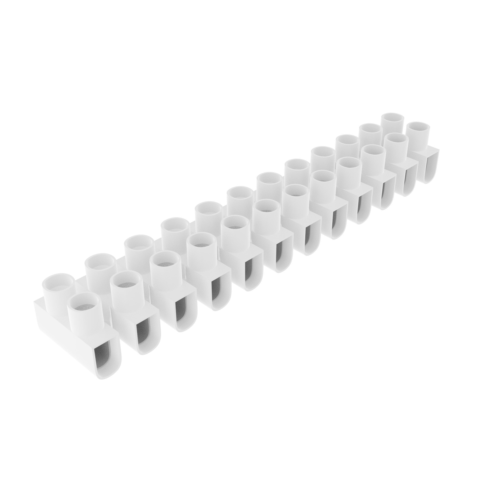 12-spurige Klemmenleiste 16mm2 Elektrischer Steckverbinder Für Drähte