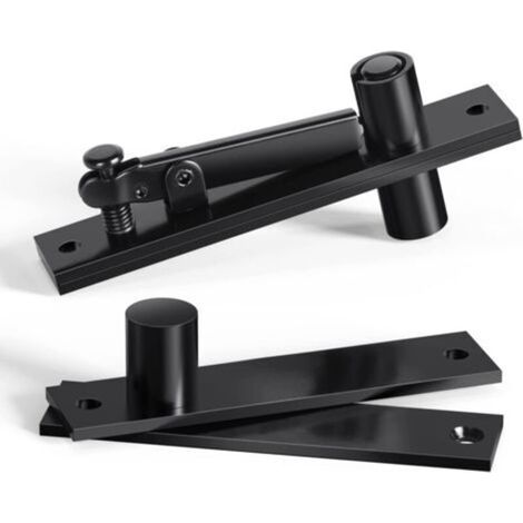 360 Degree Rotating Stainless Steel Hinge For Secret Wooden Door Hinges Heavy Duty Invisible Hidden Door Hinge Noir