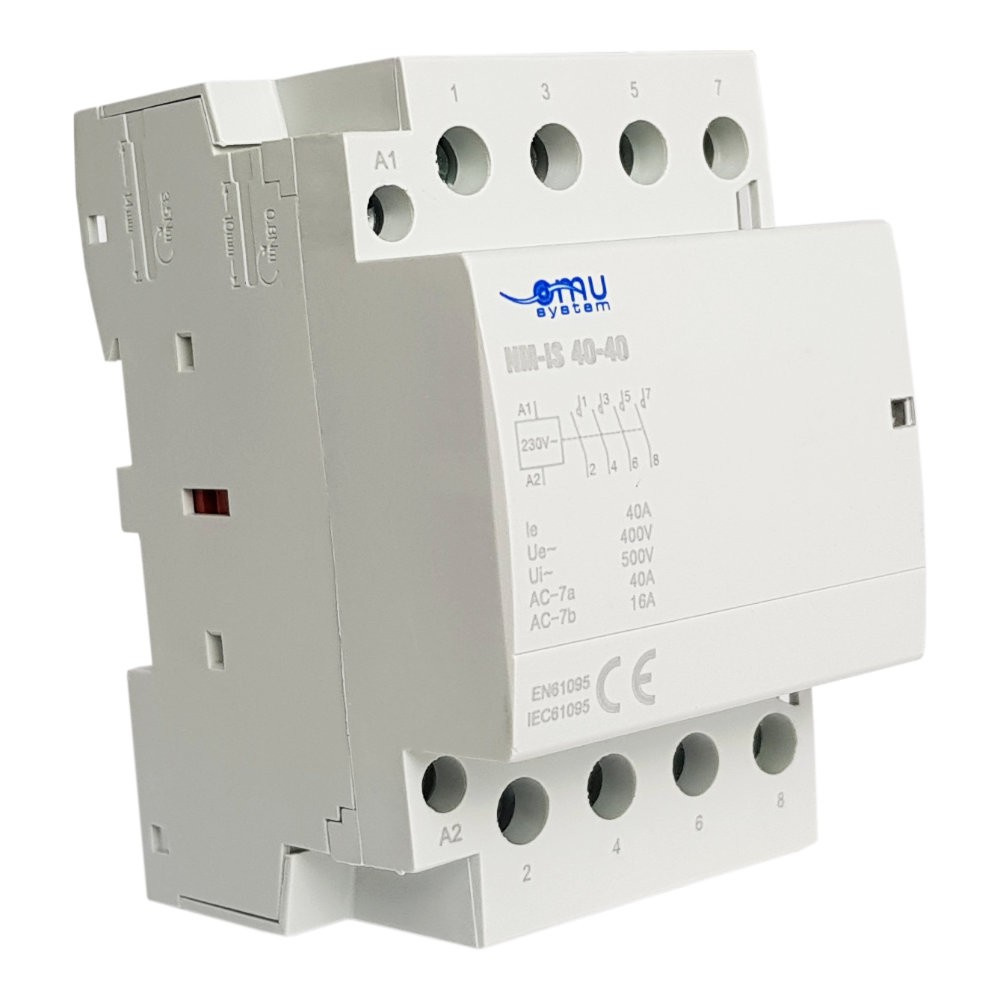 Modulares Schütz 40a 230v 4no 4z Für 3-phasen-systeme Für Din-schiene