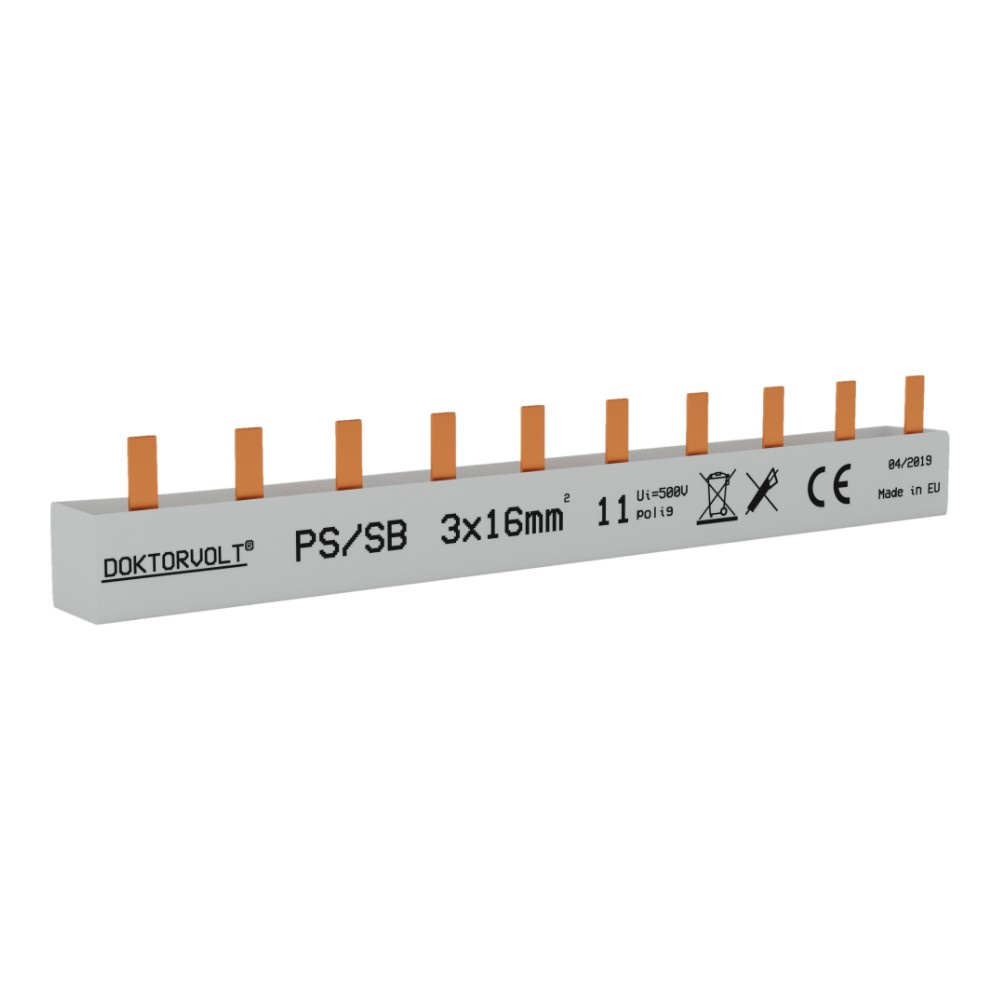 3-phasige 11-modul-16mm2-pin-anschlusssammelschiene Für Verteilertafel