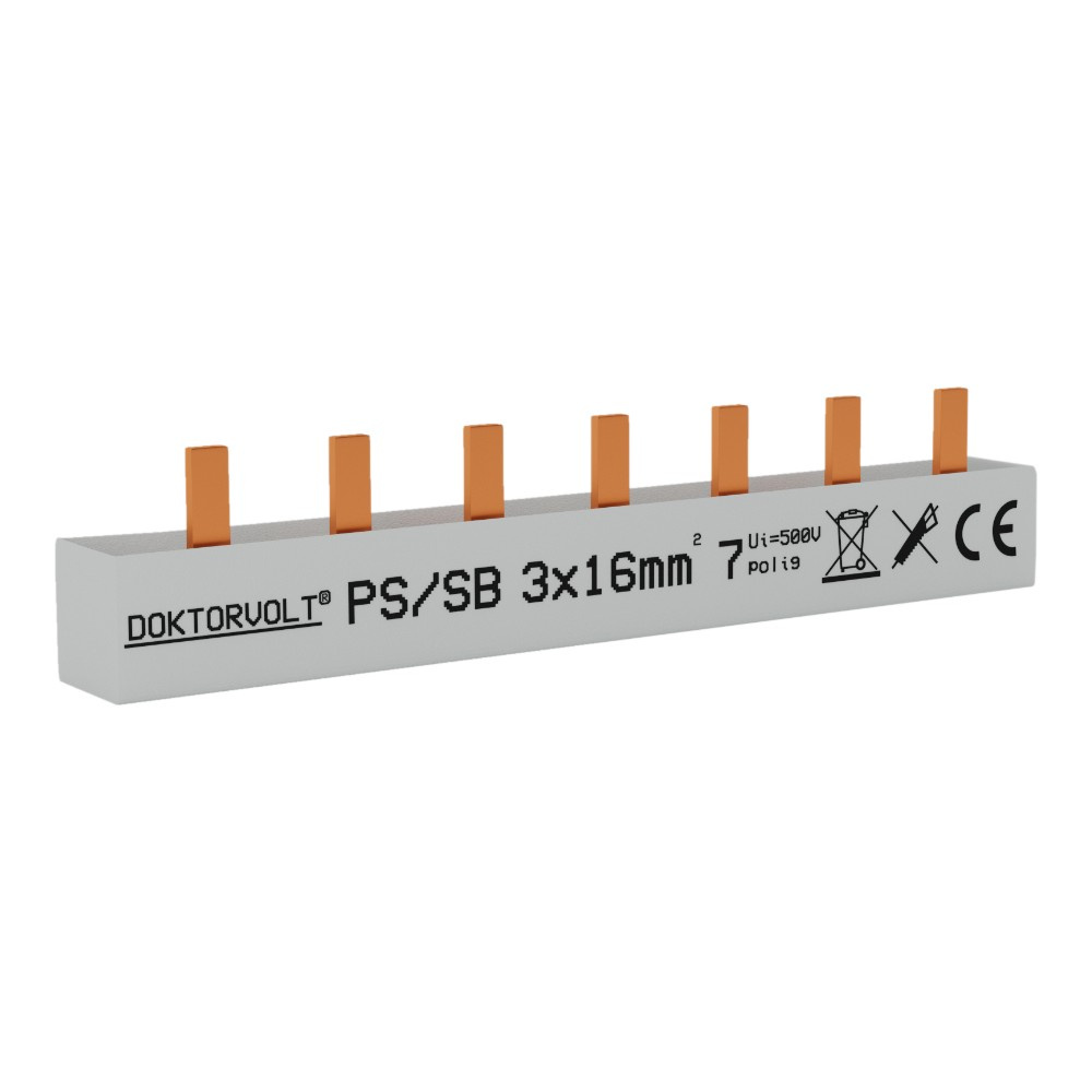 3-phasige 7-modul-16mm2-pin-anschlusssammelschiene Für Verteilertafel