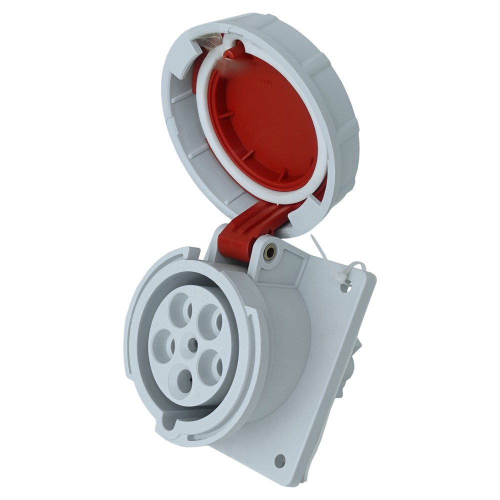 Cee 63a 5p 400v Ip67 Wasserdichte Abgewinkelte Steckdose