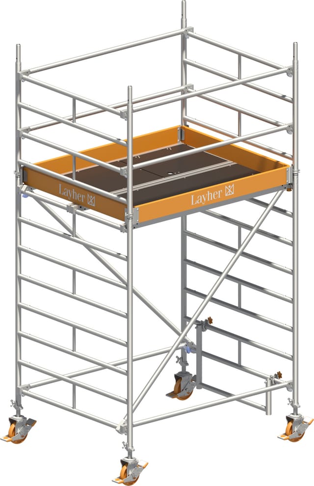 Layher Rollgerüst Uni Kompakt 4,20m AH (DIN EN 1004:2004)