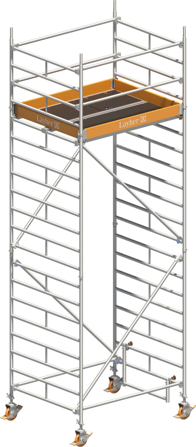 Layher Rollgerüst Uni Kompakt 6,20m AH (DIN EN 1004:2004)