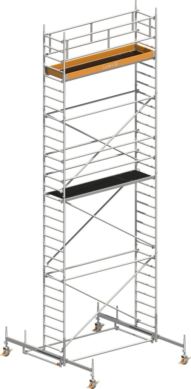 Layher Rollgerüst Uni Standard 9,38m AH (DIN EN 1004:2004)