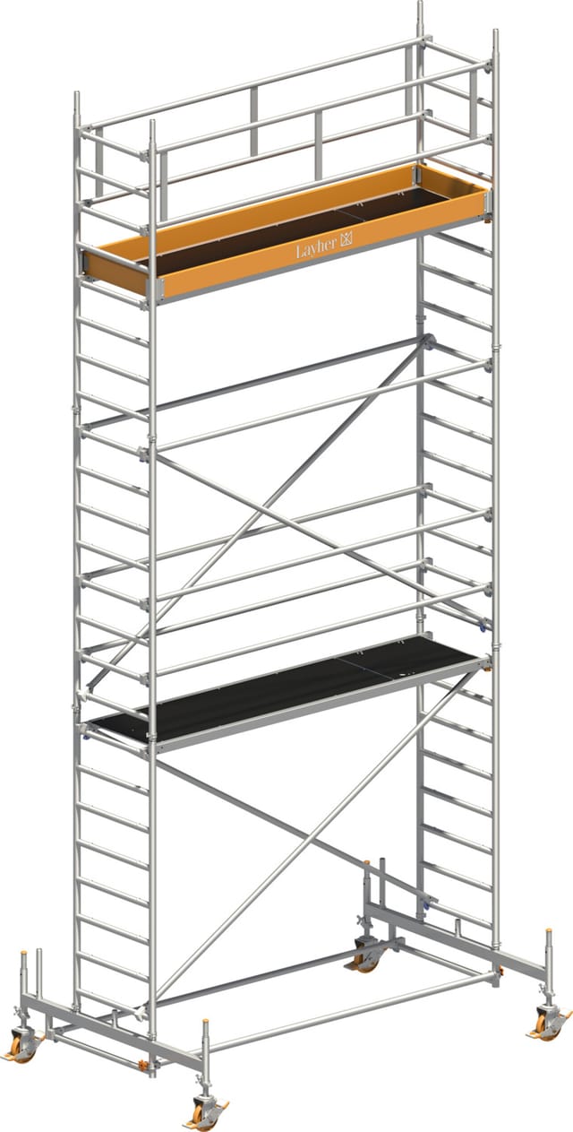 Layher Rollgerüst Uni Standard 7,35m AH (DIN EN 1004:2004)