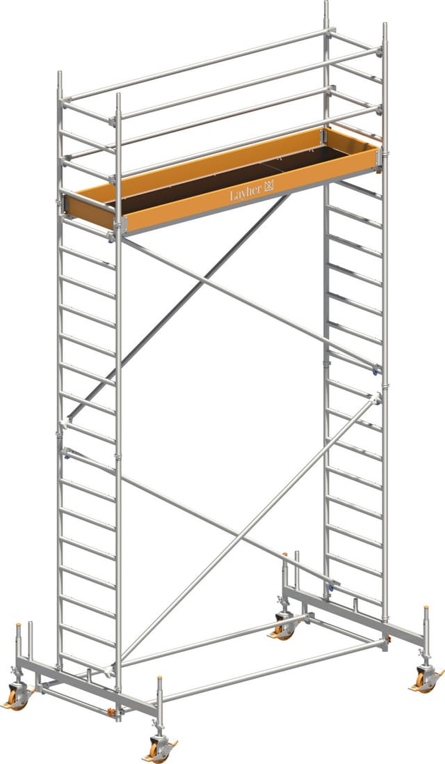 Layher Rollgerüst Uni Standard 6,35m AH (DIN EN 1004:2004)