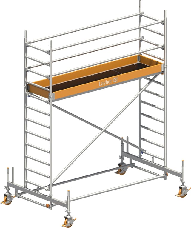 Layher Rollgerüst Uni Standard 4,35m AH (DIN EN 1004:2004)