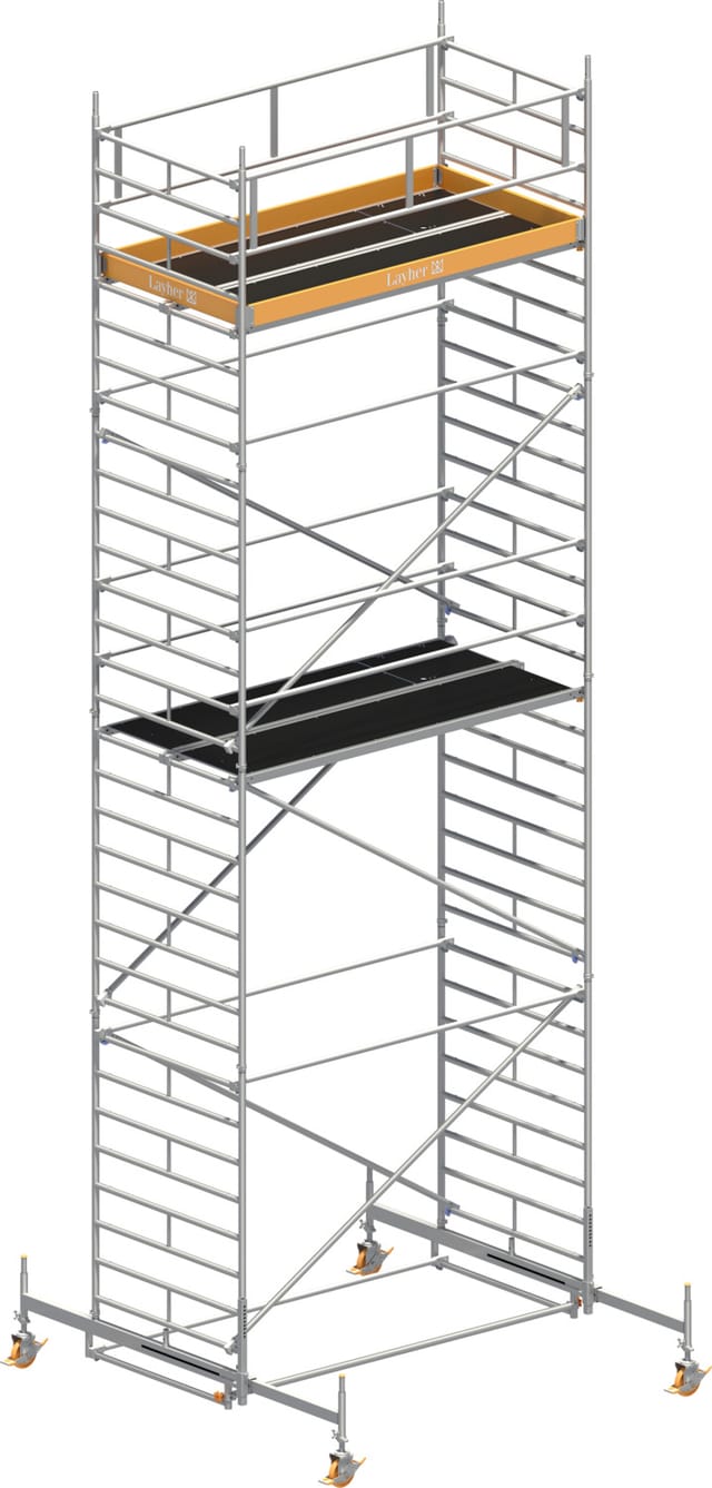 Layher Rollgerüst Uni Breit 9,38m AH